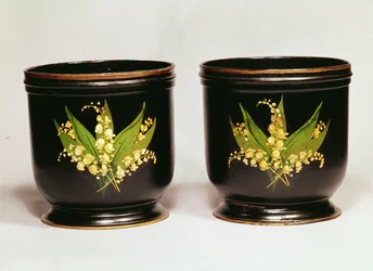 Cachepots, 1870 (papirmaché)
